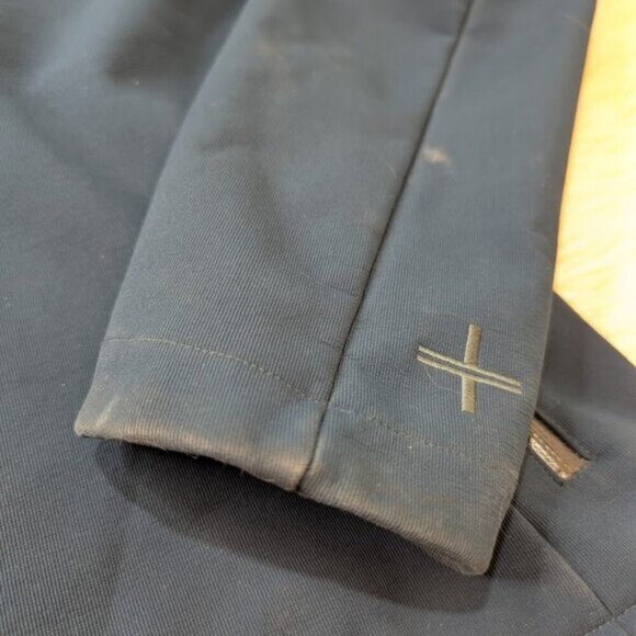 Icebreaker Merino Wool Lined Windbreaker Jacket Blue Women Size XL - Picture 3 of 10